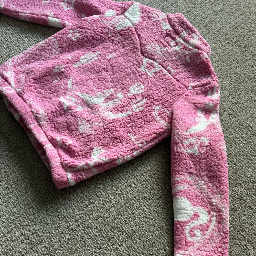 Wrangler x Barbie Girl's sizing Western Pink Sherpa Jacket size XXL - Picture 4 of 12